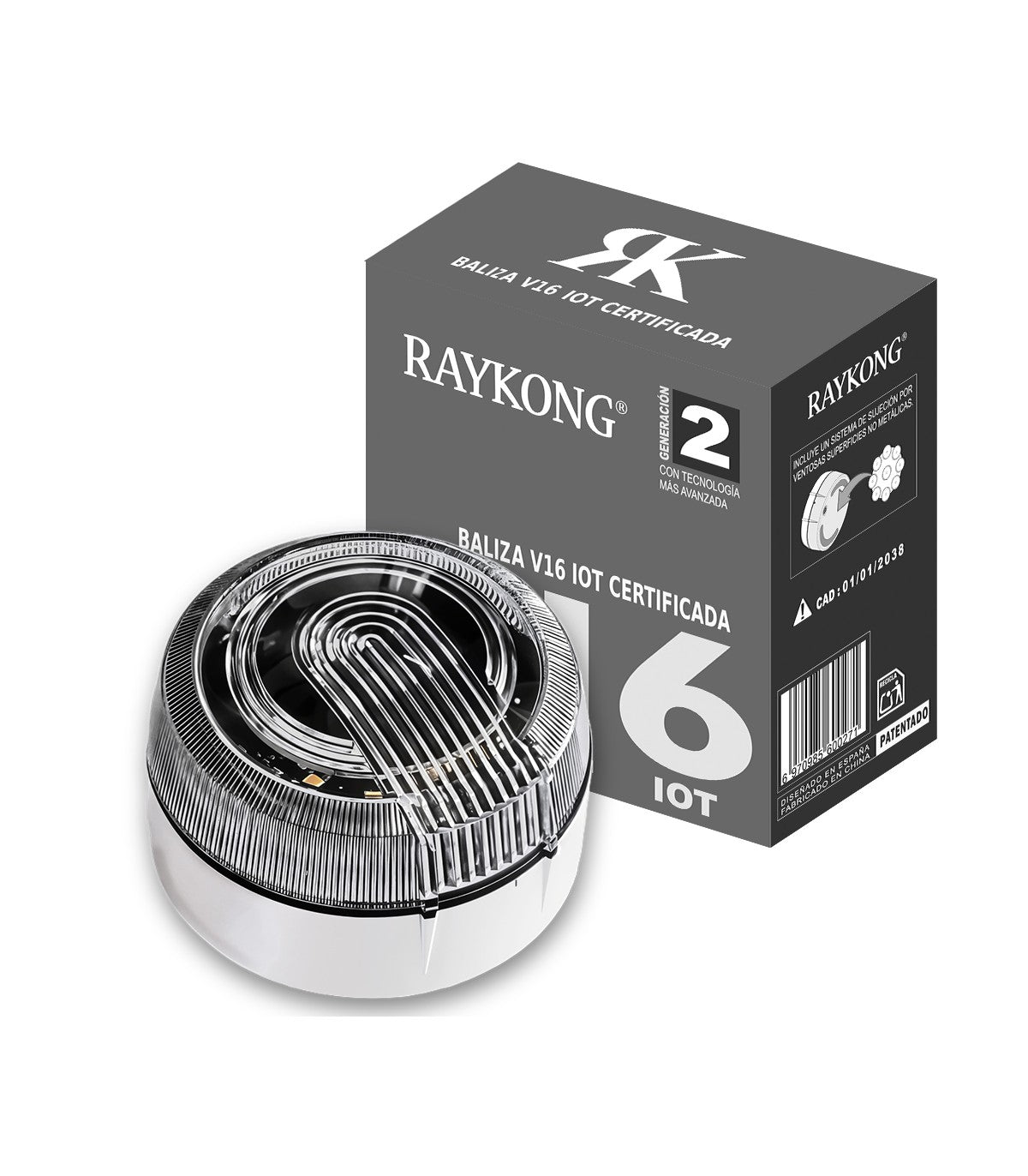 Baliza V16 con geolocalización homologada por la DGT